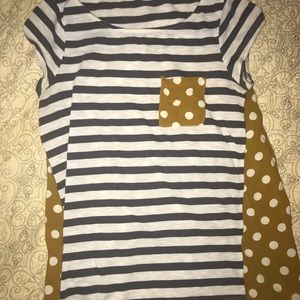 Anthropologie, xs, cap sleeve, contrast back